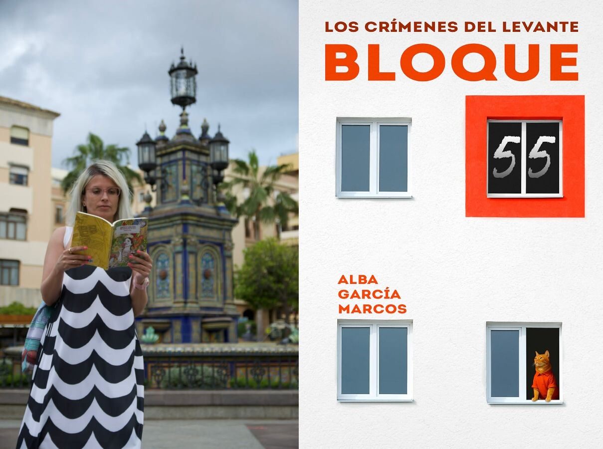 La algecireña Alba García Marcos publica 'Bloque 55', una comedia criminal en el Paseo Marítimo de Algeciras