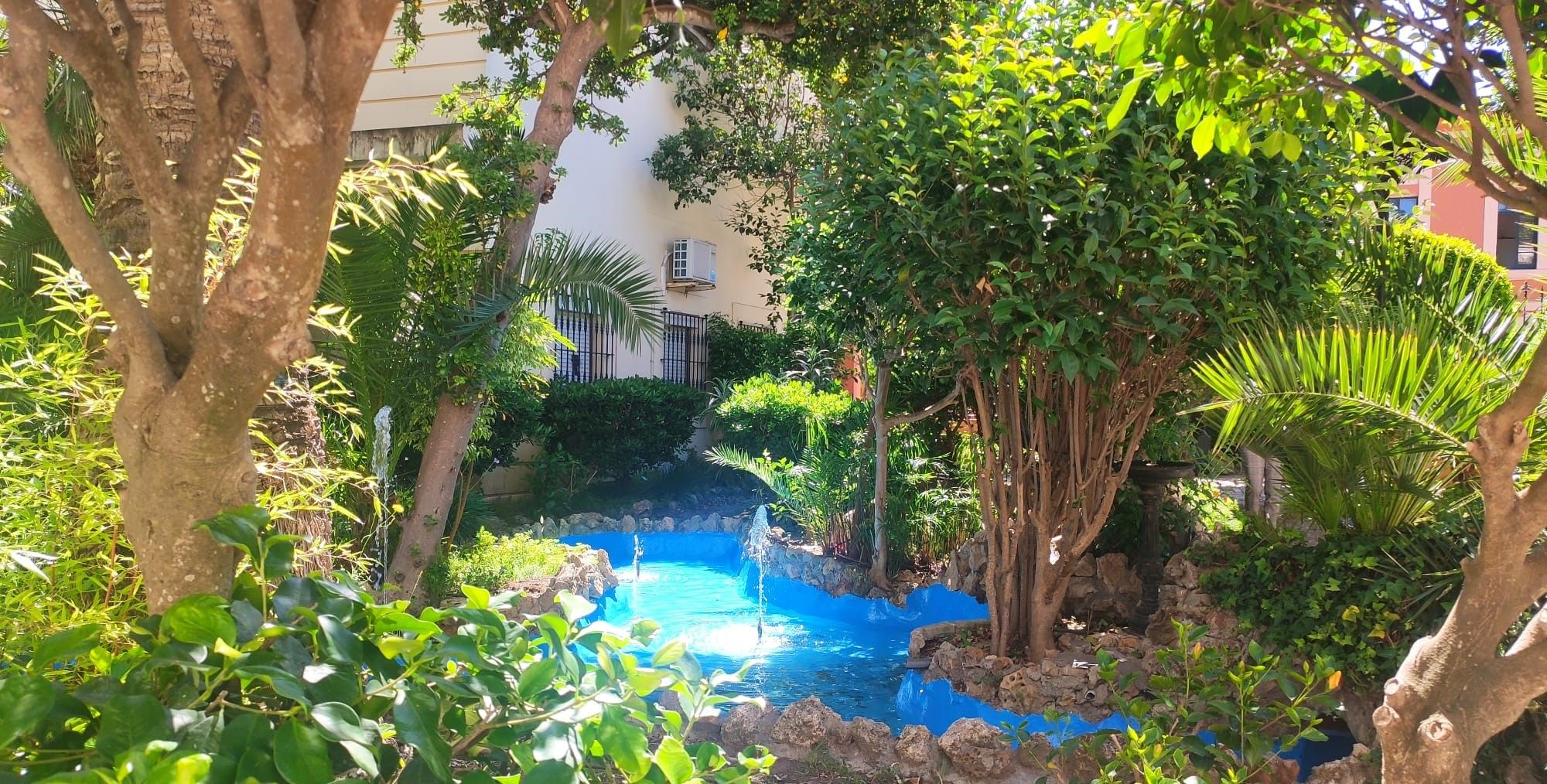 Fuente en los Jardines Saccone.