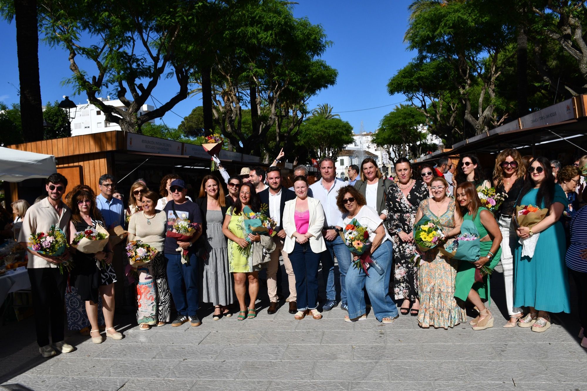 Comienza la XXIII Feria del Arte de San Roque con actuaciones y muestra de trabajos