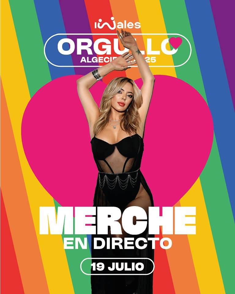 Merche actuará en el Orgullo de Algeciras el próximo 19 de julio.