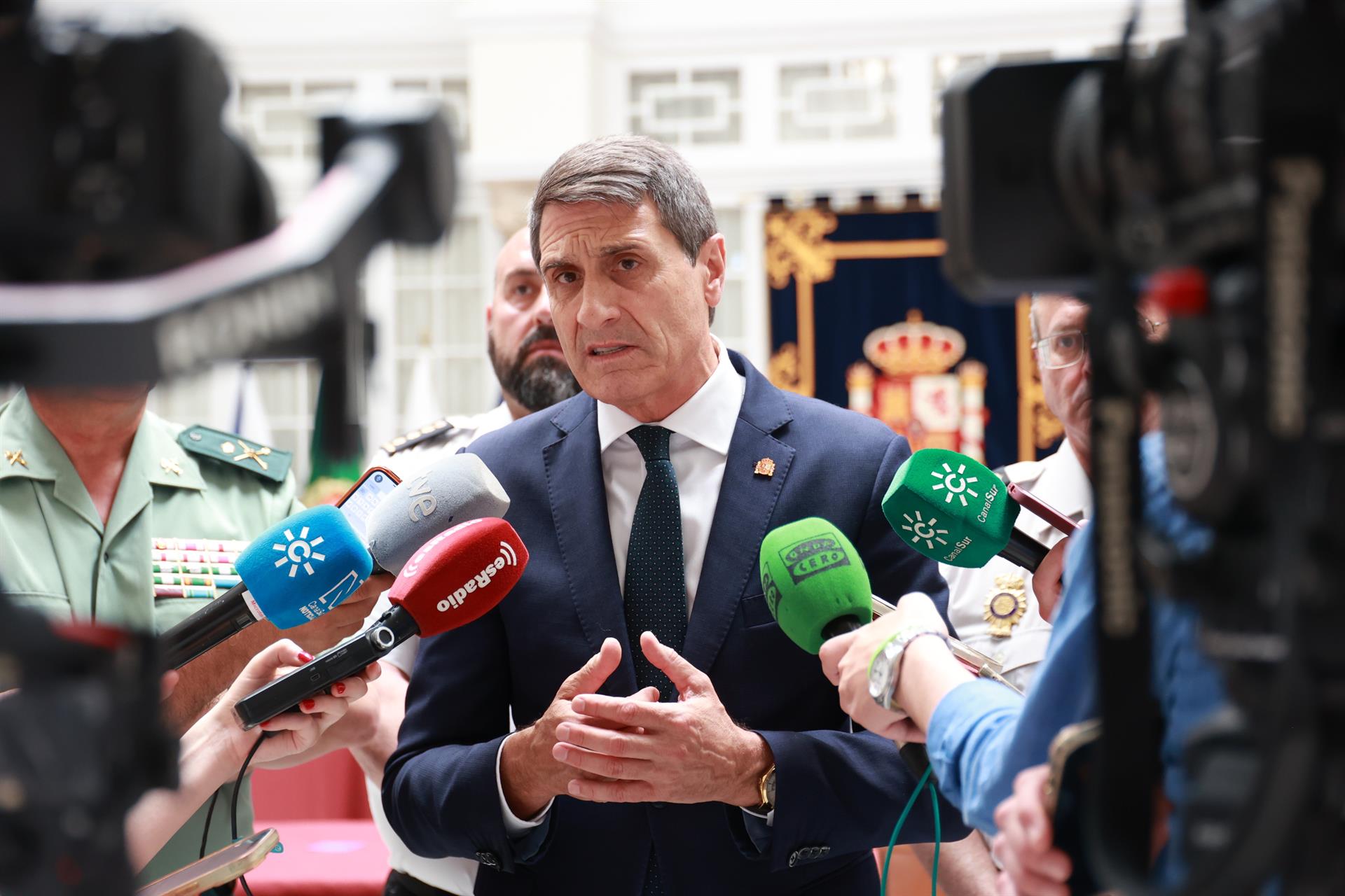 Fernández recuerda que "el narcotráfico no entiende de territorio ni Estados". Foto: ROCÍO RUZ/EUROPA PRESS. 