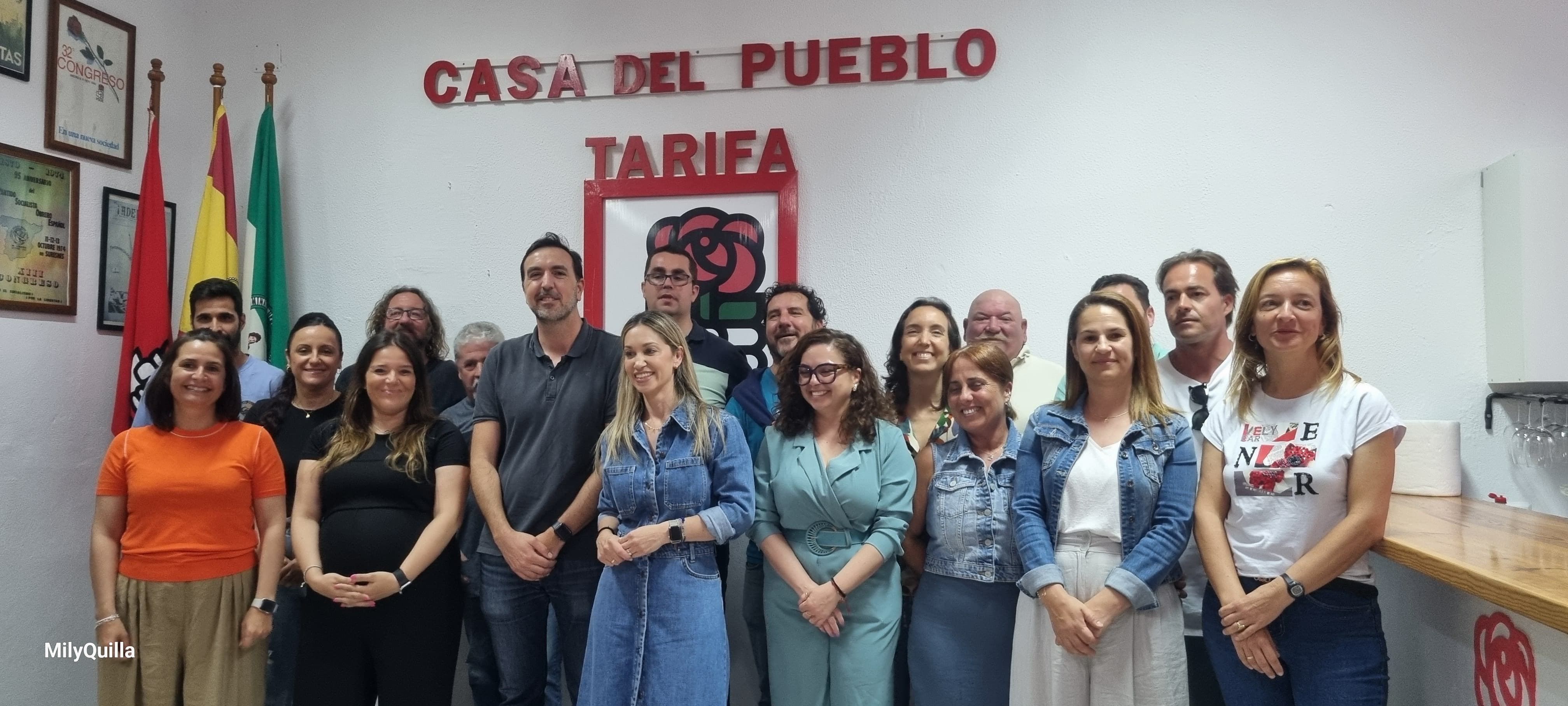 Lucía Trujillo, reelegida por unanimidad como secretaria local del PSOE de Tarifa.