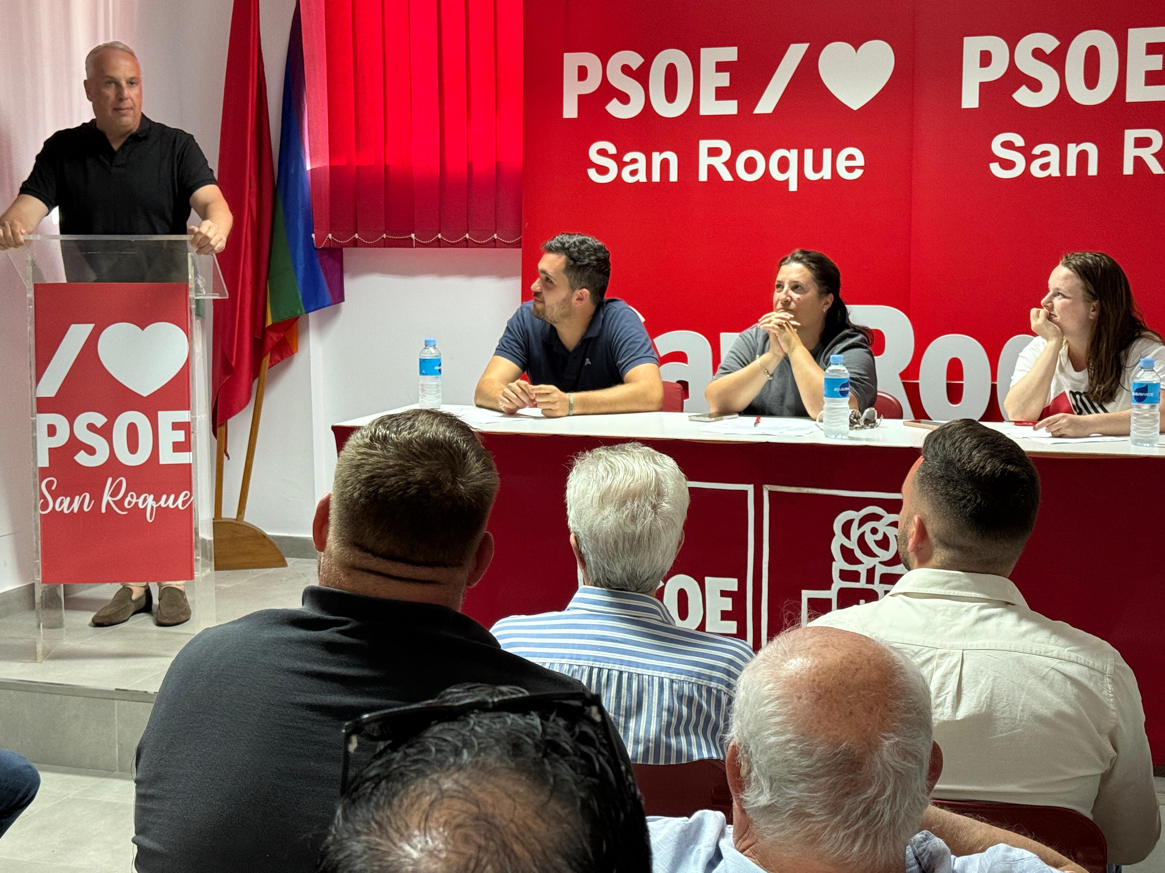 Ruiz Boix, reelegido secretario general del PSOE de San Roque y candidato a la Alcaldía en 2027