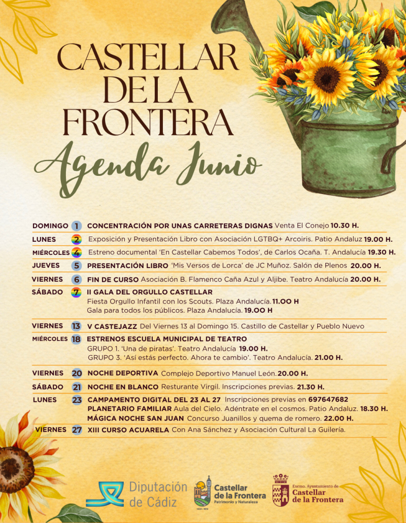 Agenda de junio en Castellar. Agenda de junio en Castellar.