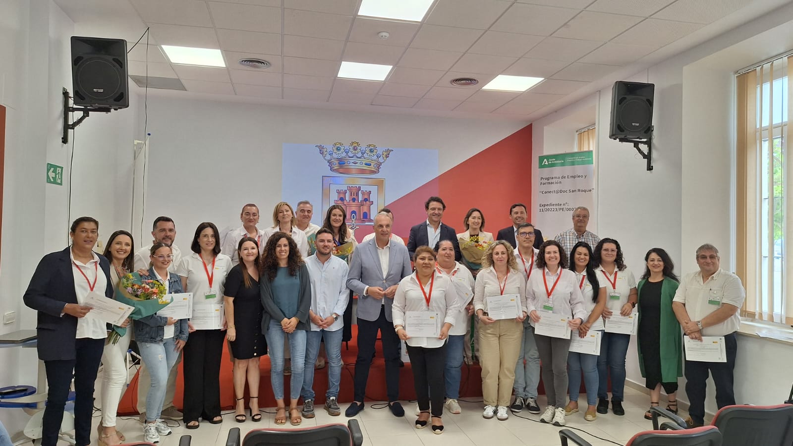 Acaba el programa de Empleo y Formación ‘Conect@doc’ de San Roque con la contratación de 15 parados.