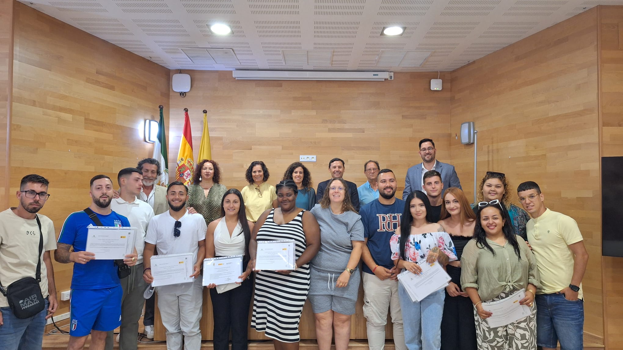 Clausurado el proyecto de Empleo y Formación ‘La Paleta’ en Algeciras a beneficio de 15 alumnos.
