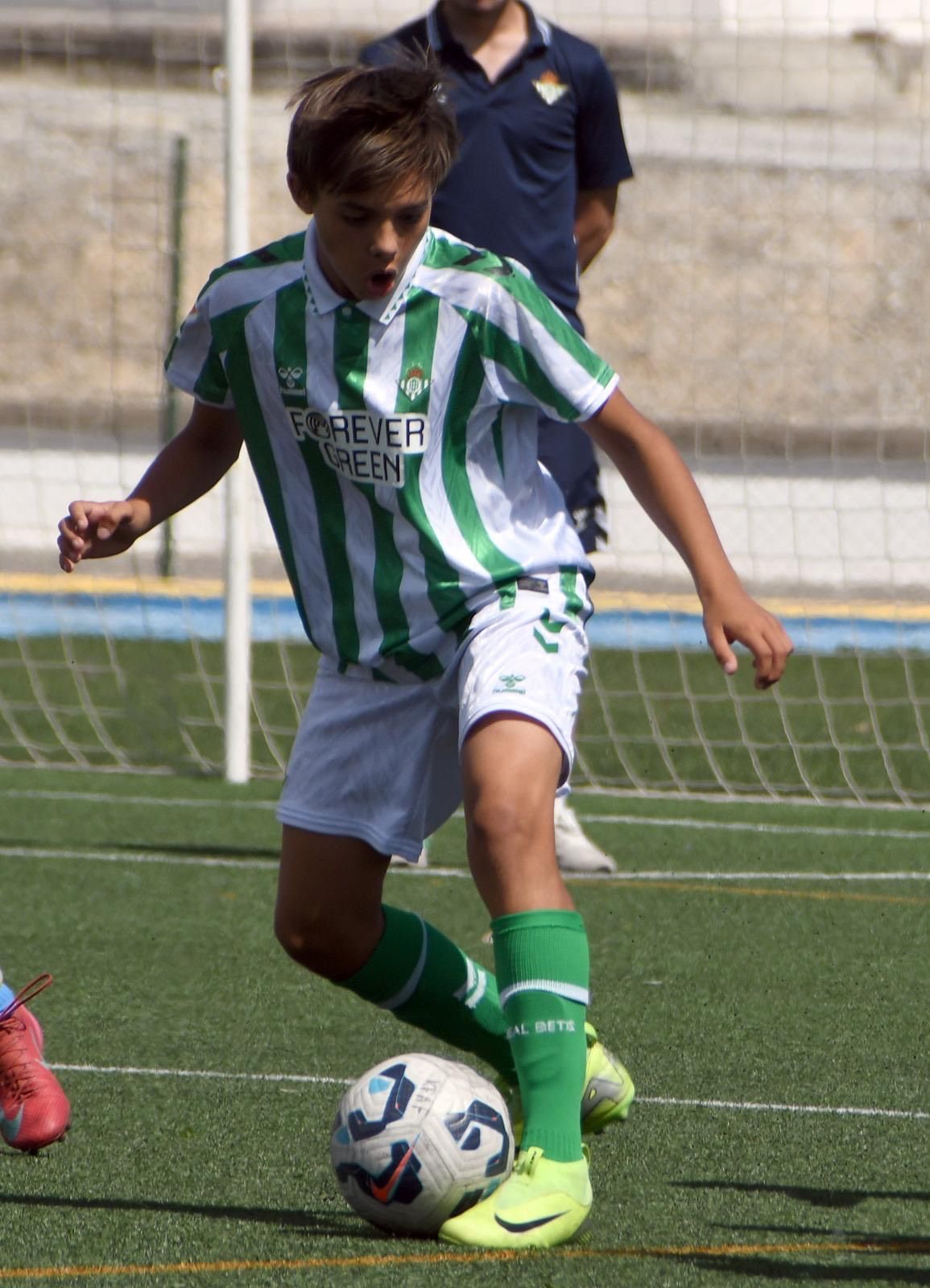 Javier Iglesias, en un partido con el Betis. 