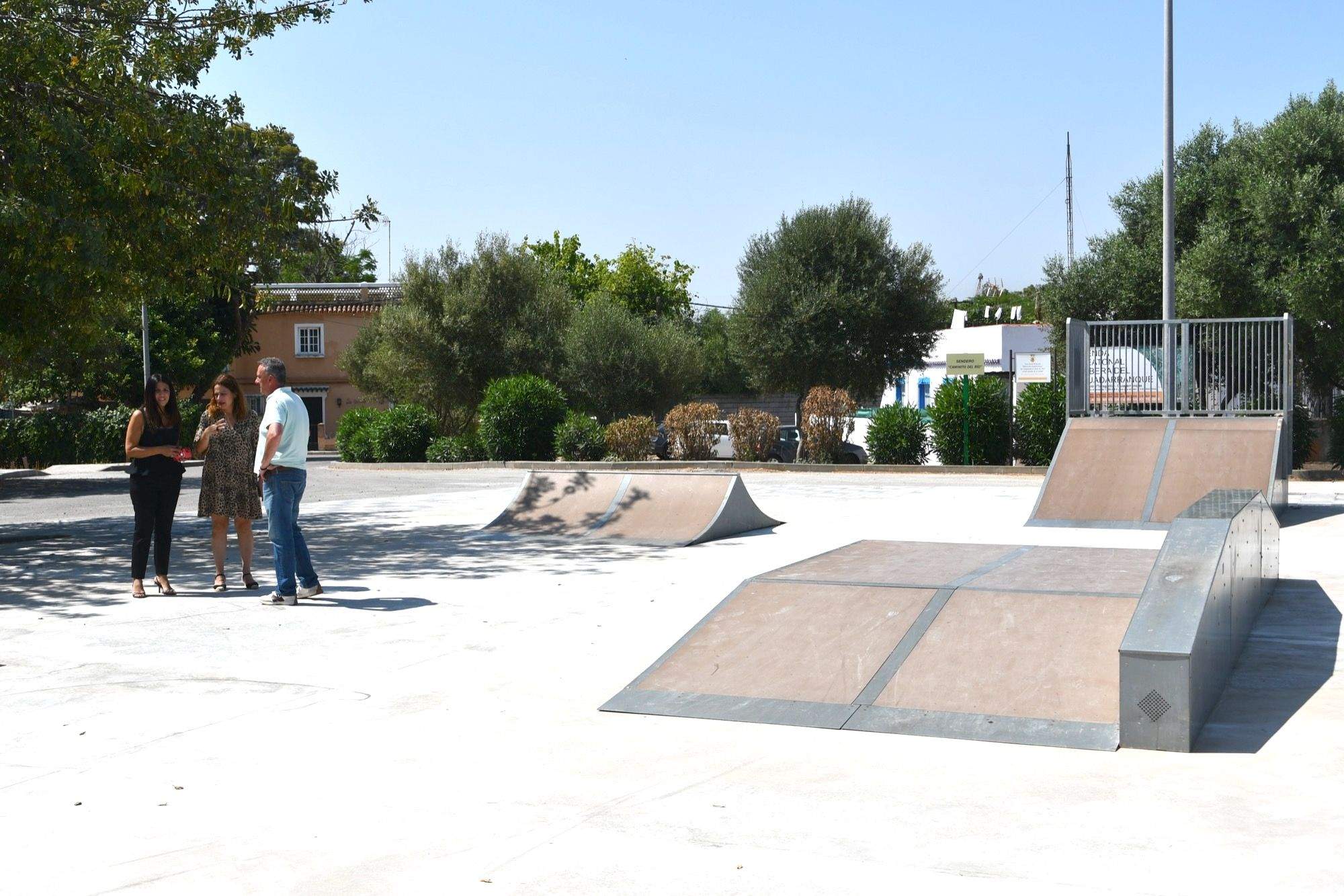 Guadarranque cuenta con un nuevo skatepark y más plazas de aparcamiento.