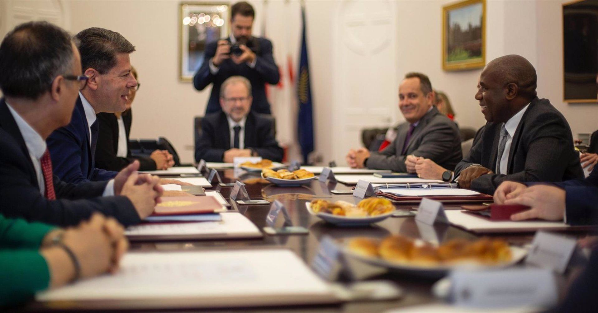 Picardo ultima con Lammy los "parámetros finales" para el acuerdo sobre Gibraltar. Foto: Gobierno de Gibraltar.
