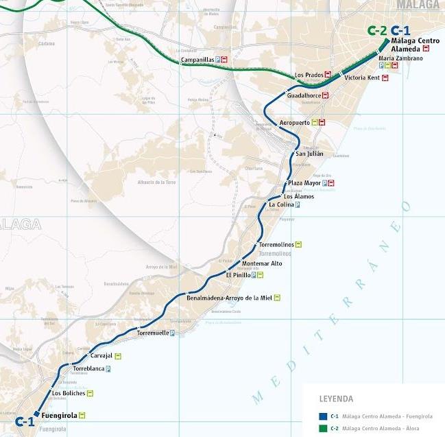 Avances en el tren Nerja-Algeciras: Transportes firma el contrato para redactar el estudio de viabilidad.