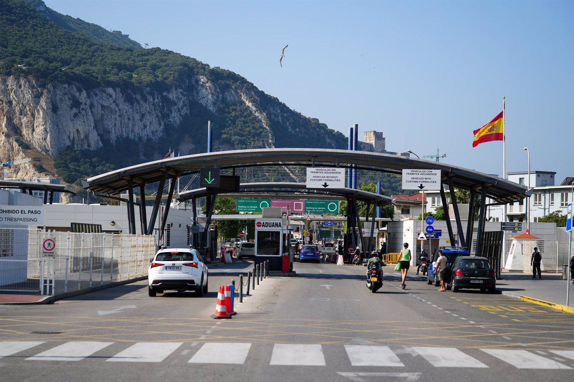 UGT-A ve con "optimismo", pero "desde la cautela", el acuerdo sobre Gibraltar. Foto: Francisco J. Olmo - Europa Press.