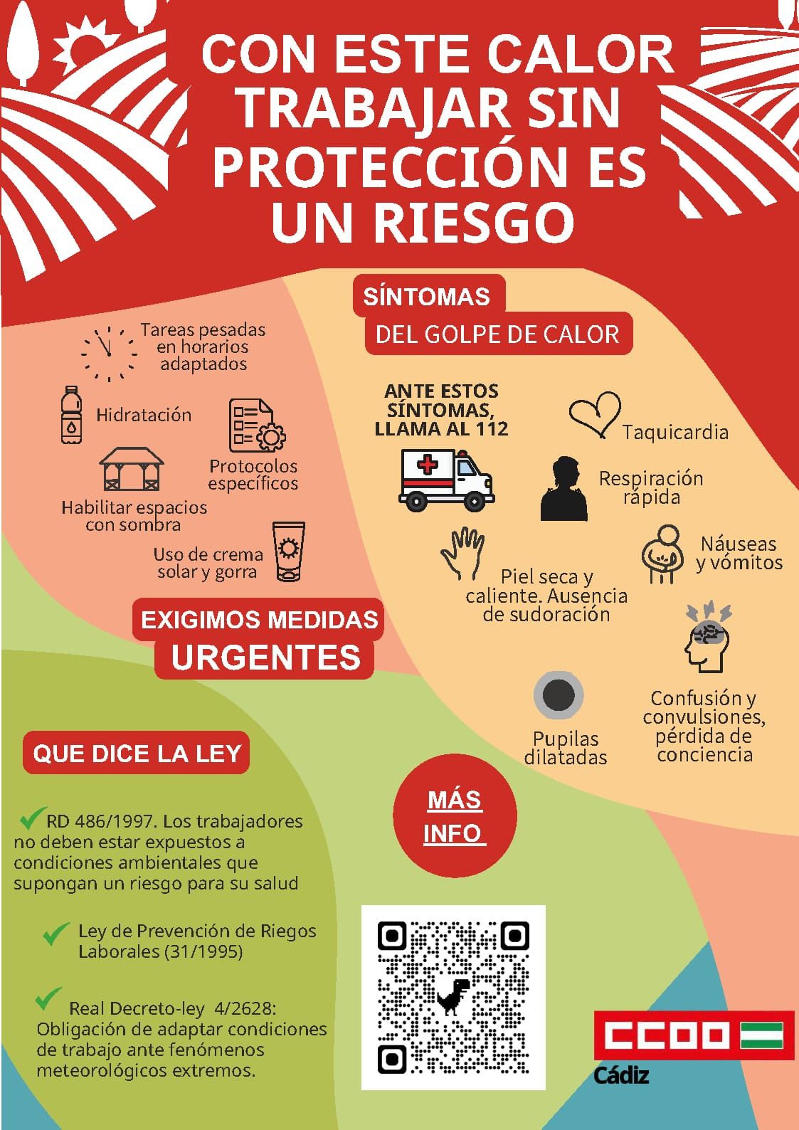 CARTEL PREVENCIÓN GOLPES CALOR