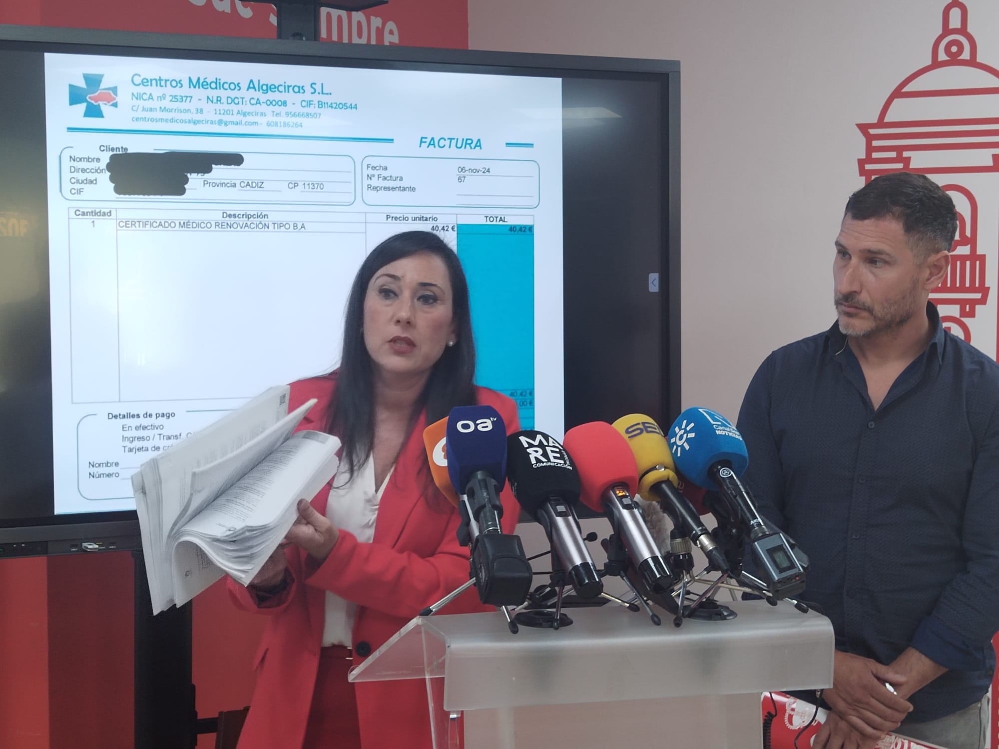 El PSOE lleva a la Fiscalía facturas del centro médico del alcalde aprobadas por el Ayuntamiento desde 2012.