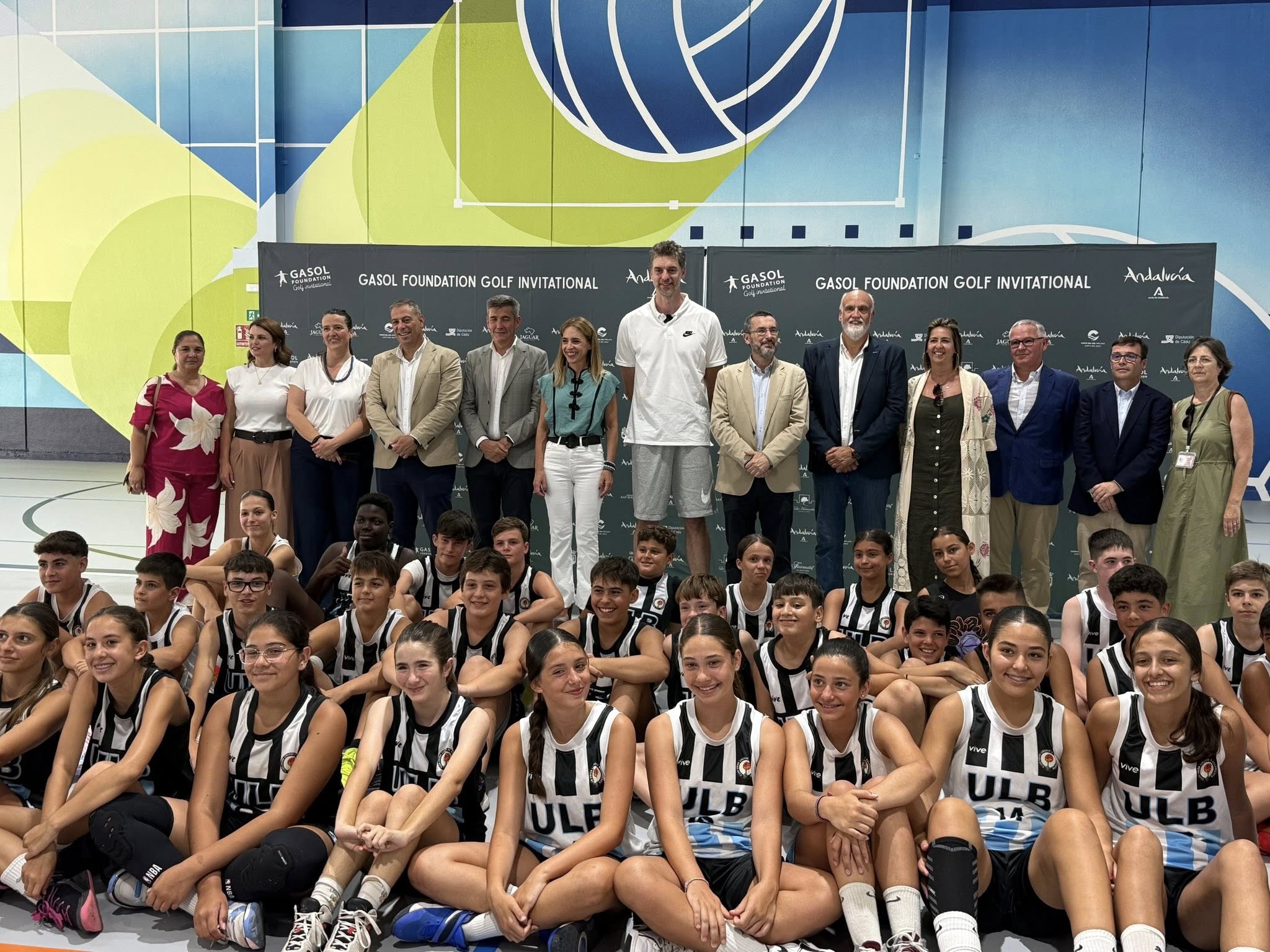 La Línea inaugura el pabellón deportivo Punto Ribot con Pau Gasol como invitado de altura. Foto: S.D. / 8Directo.
