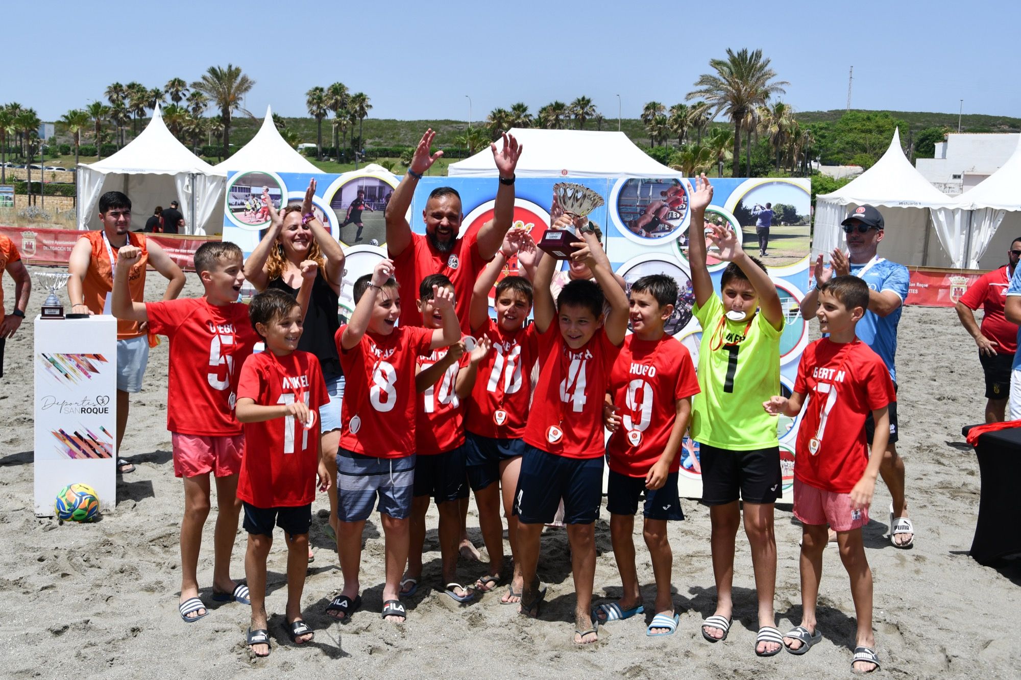 Acaba el III Torneo de Fútbol Playa 'Alcalde Ciudad de San Roque' con las finales de alevín y benjamín.