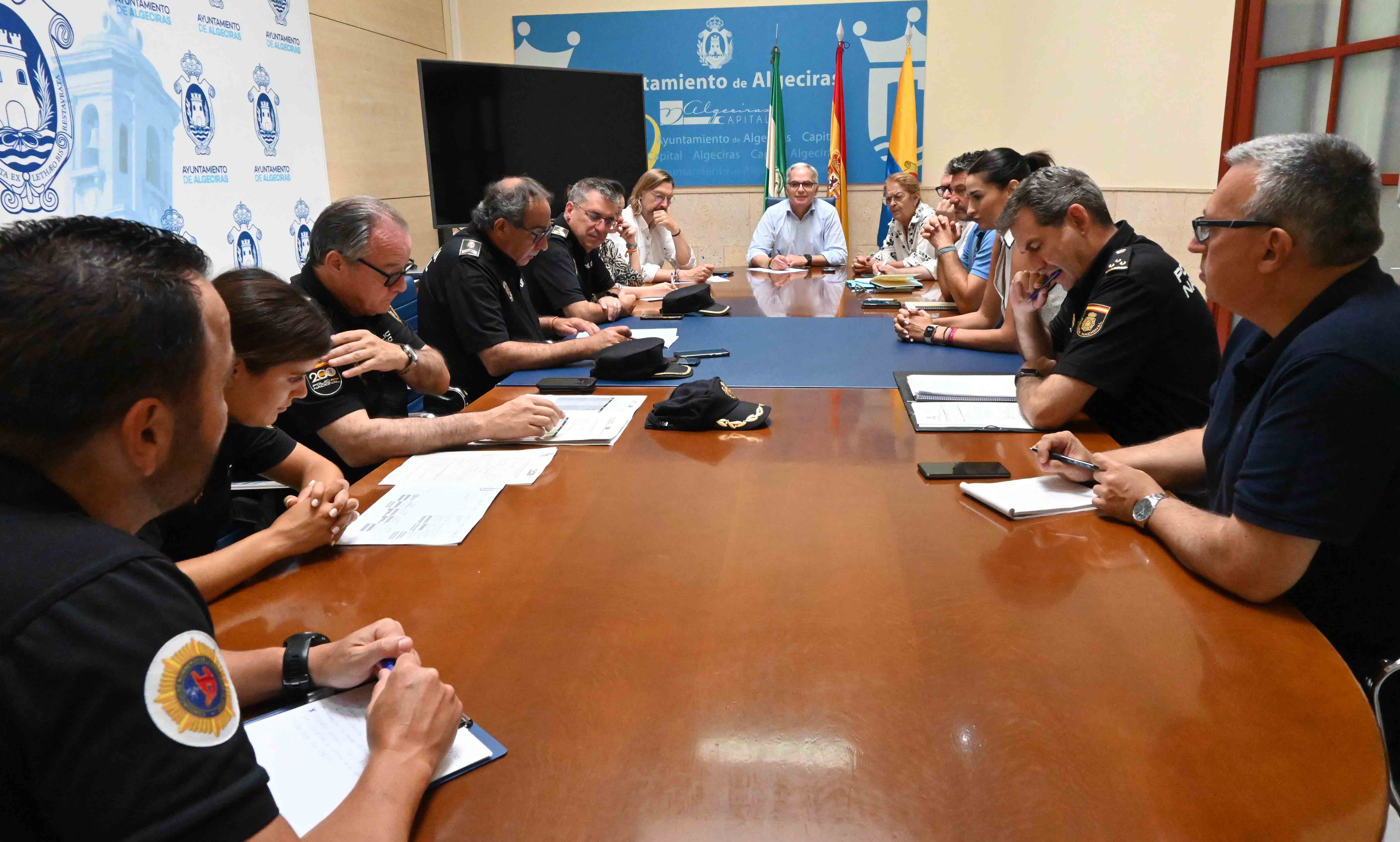 Mesa Técnica de Seguridad de la Feria Real. 