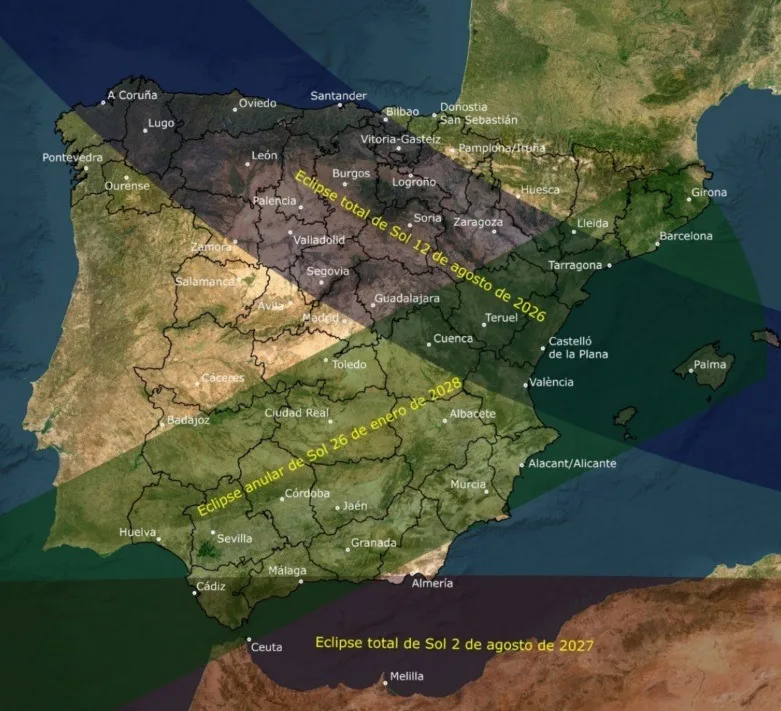 Carrusel de eclipses de sol: fechas y desde dónde poder disfrutarlos