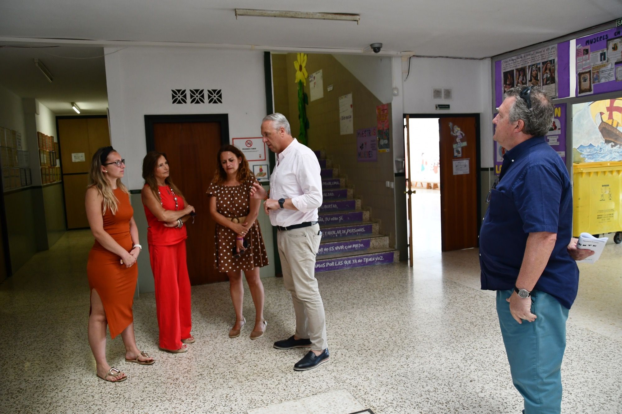El Ayuntamiento de San Roque arreglará una tubería en el colegio Gabriel Arenas 