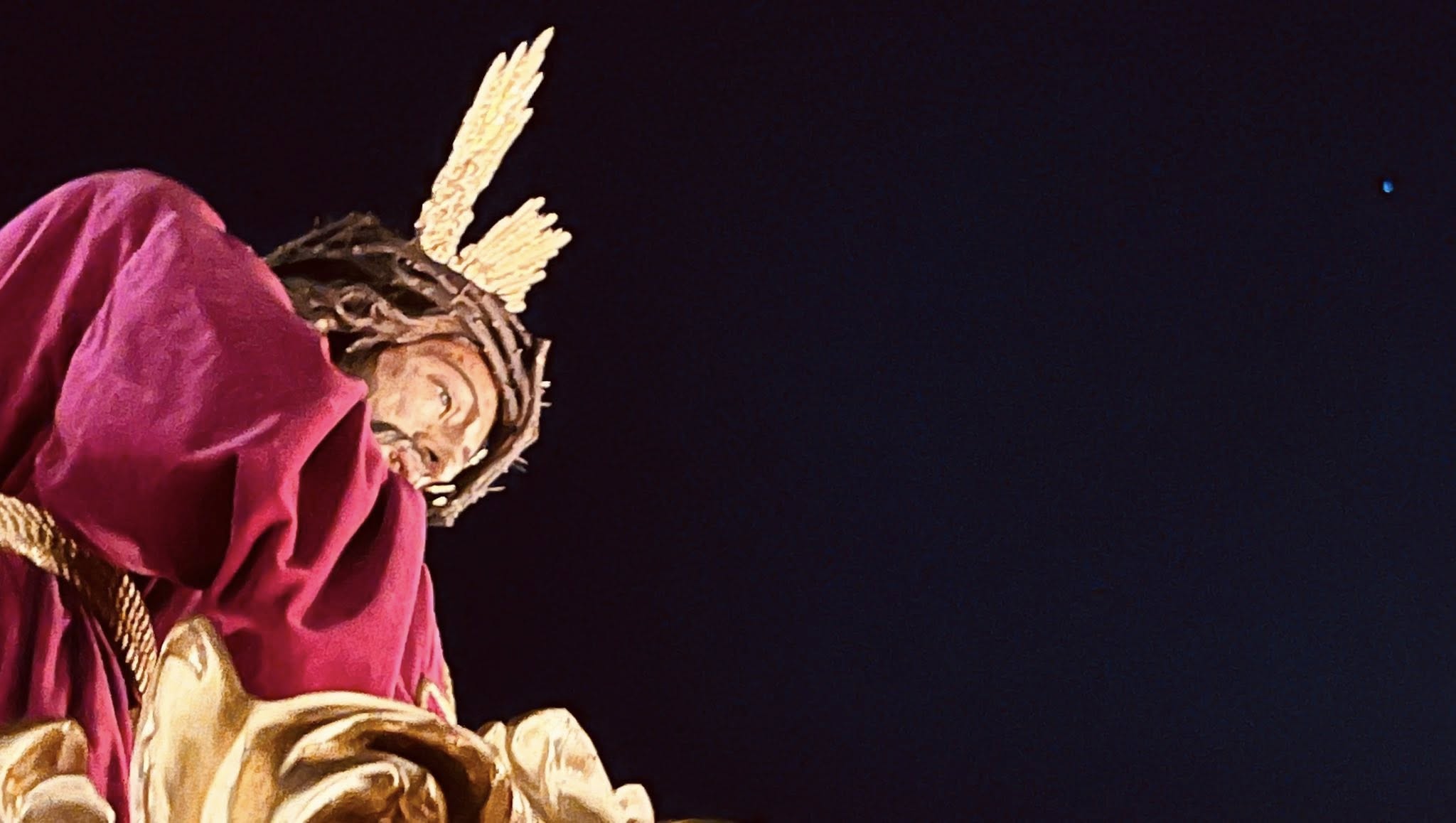 En Nazareno, en el Santo Encuentro. Tarifa celebrará la primera procesión magna de su historia el 25 de octubre.