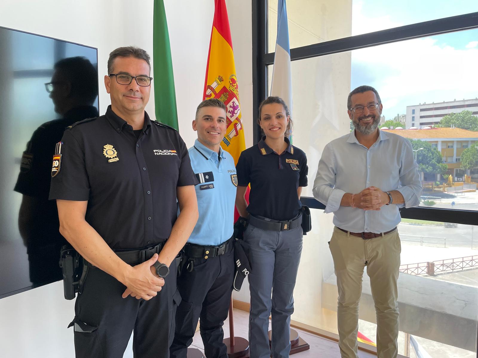 Policías de Italia y Portugal se incorporan al proyecto 'Comisarías Europeas' en La Línea