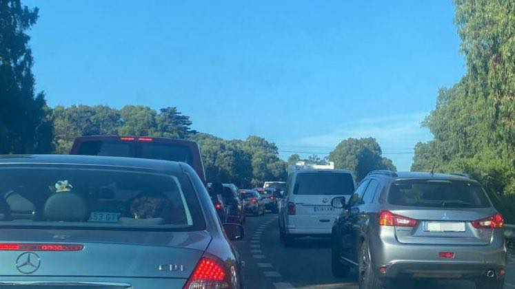 Un accidente múltiple en la N-340 en Tarifa deja varios heridos y provoca largas retenciones. Foto: 8Directo