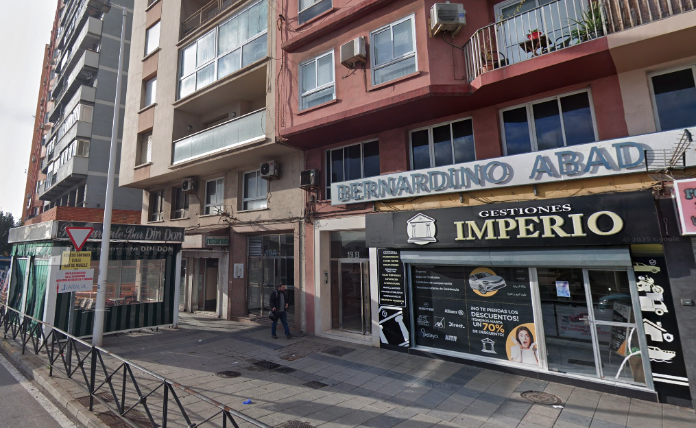 Zona de los registros en avenida Virgen del Carmen.