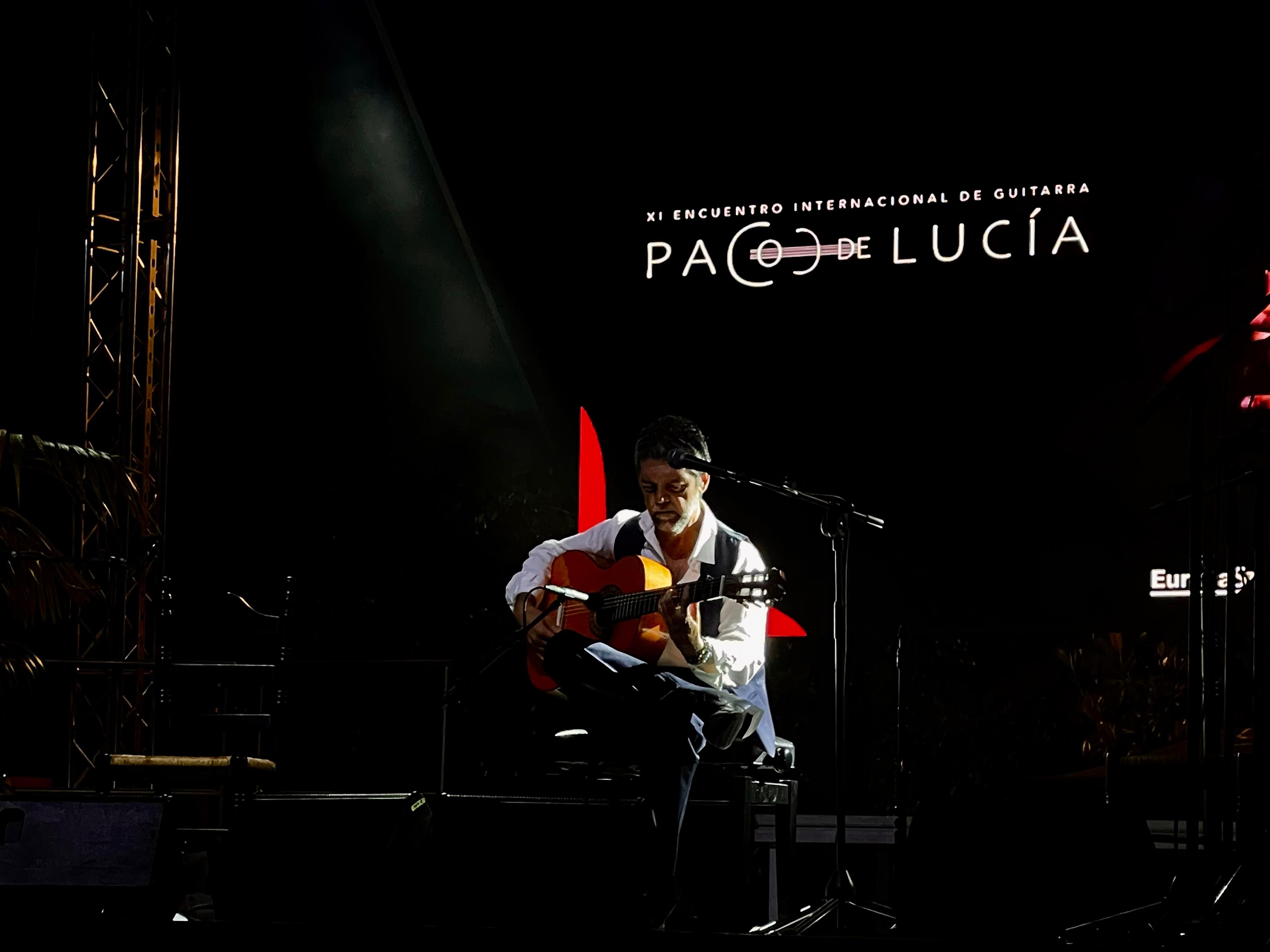 José Carlos Gómez deja huella en el XI Encuentro Internacional de Guitarra Paco de Lucía