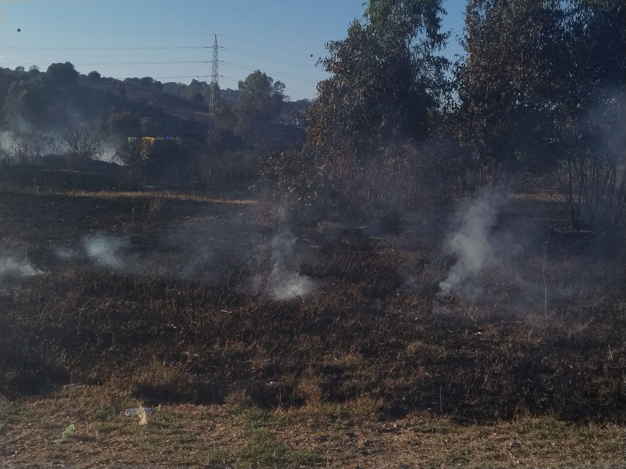 El Infoca da por estabilizado el incendio forestal de Botafuegos tras más de siete horas.