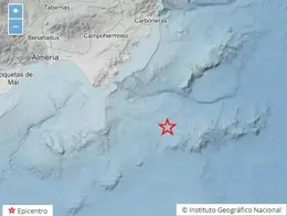 Terremoto de 5,5 registrado por el Instituto Geográfico Nacional (IGN) en la costa de Almería - EL INSTITUTO GEOGRÁFICO NACIONAL (IGN)