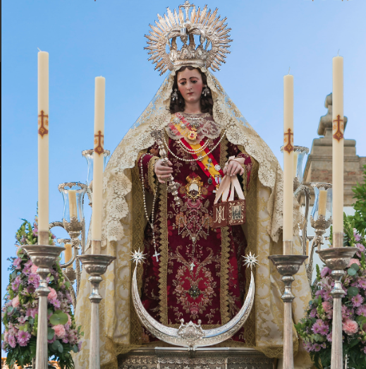 La Virgen del Carmen procesionará en San Roque casco por primera vez en su historia.