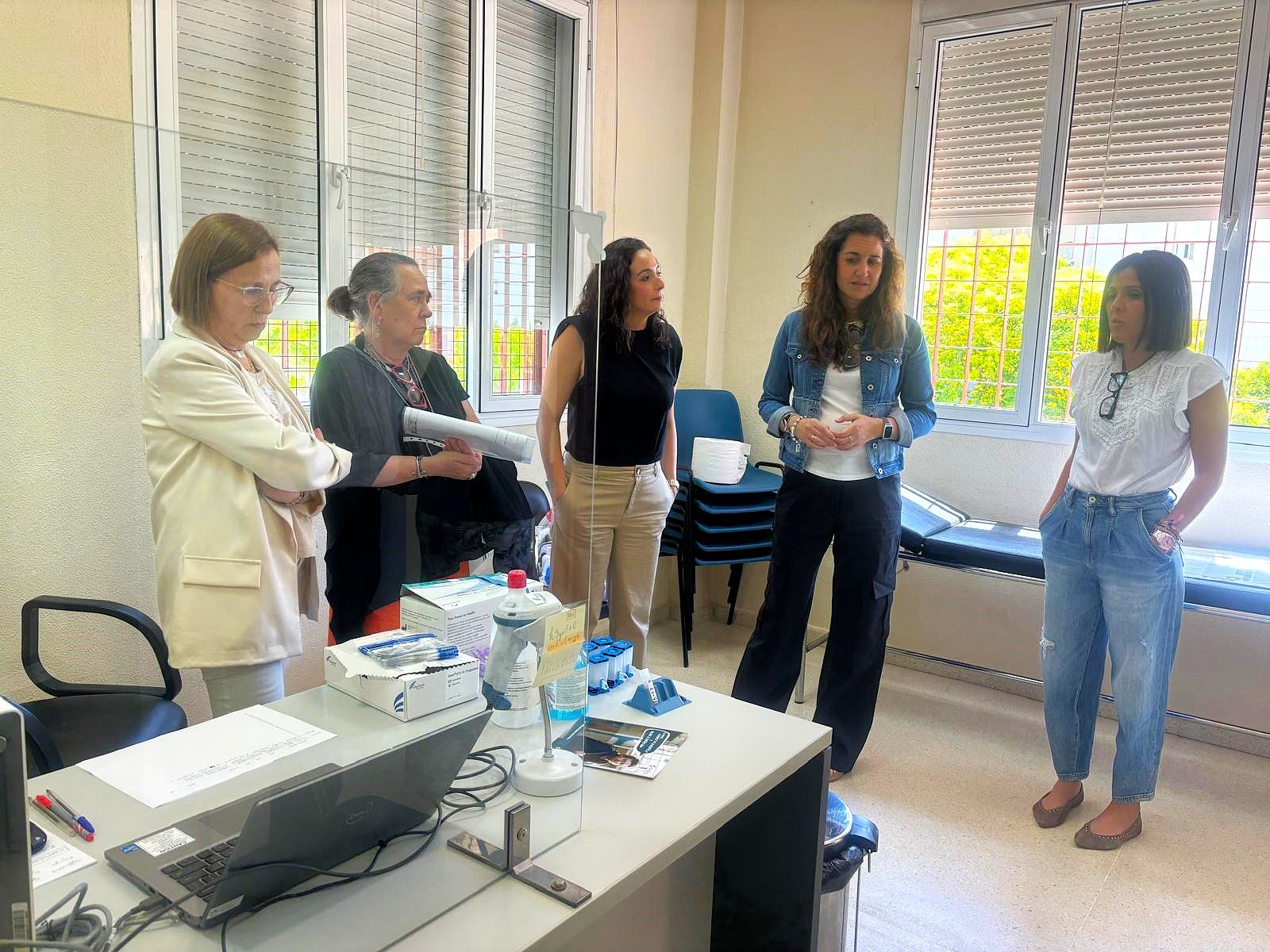 Paula Conesa, en el Centro de Tratamiento de Adicciones de Algeciras.