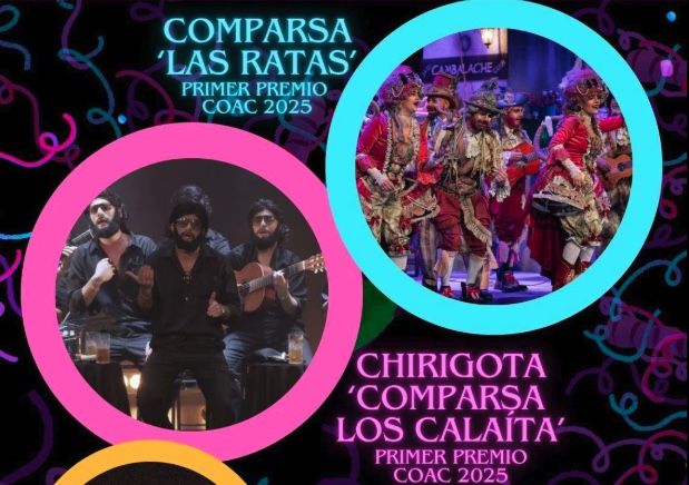 'Los calaítas' y 'Las ratas' actúan en Castellar este sábado. 