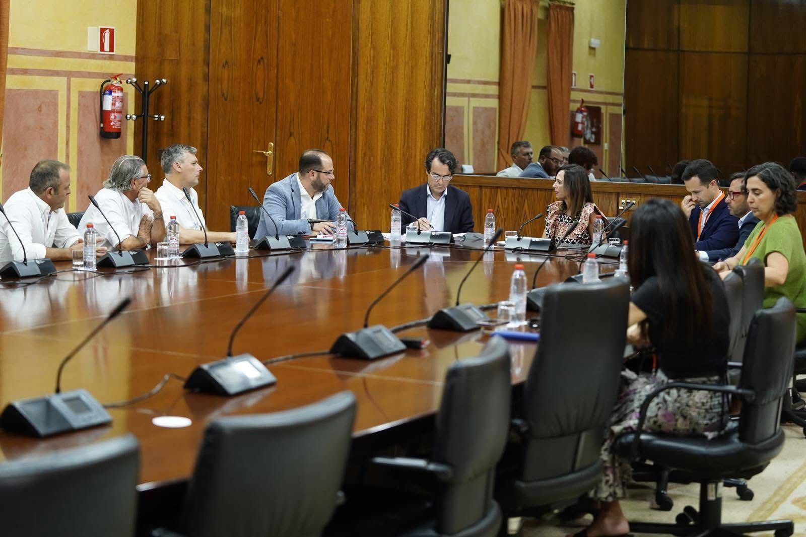 Castellar, Jimena y Tesorillo trasladan a la Junta en Sevilla la "necesidad urgente" de mejorar la A-405