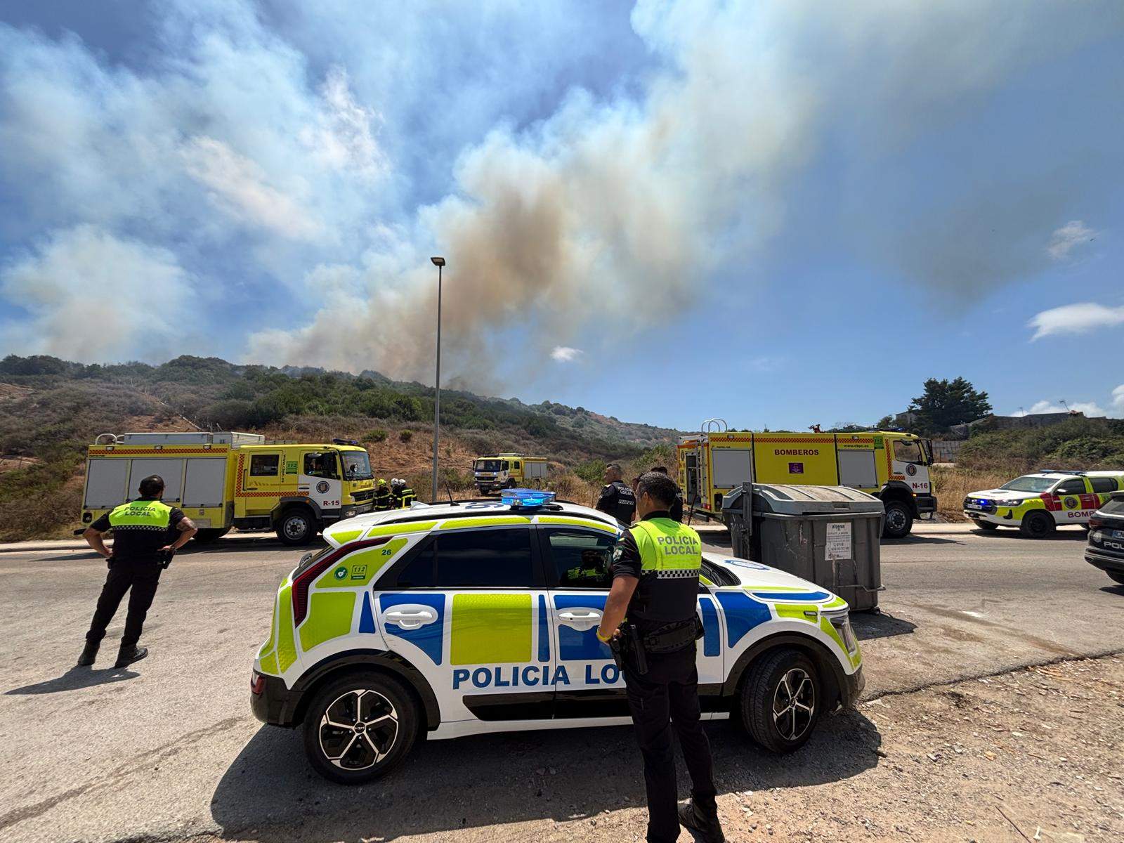 Controlado el incendio de Algeciras