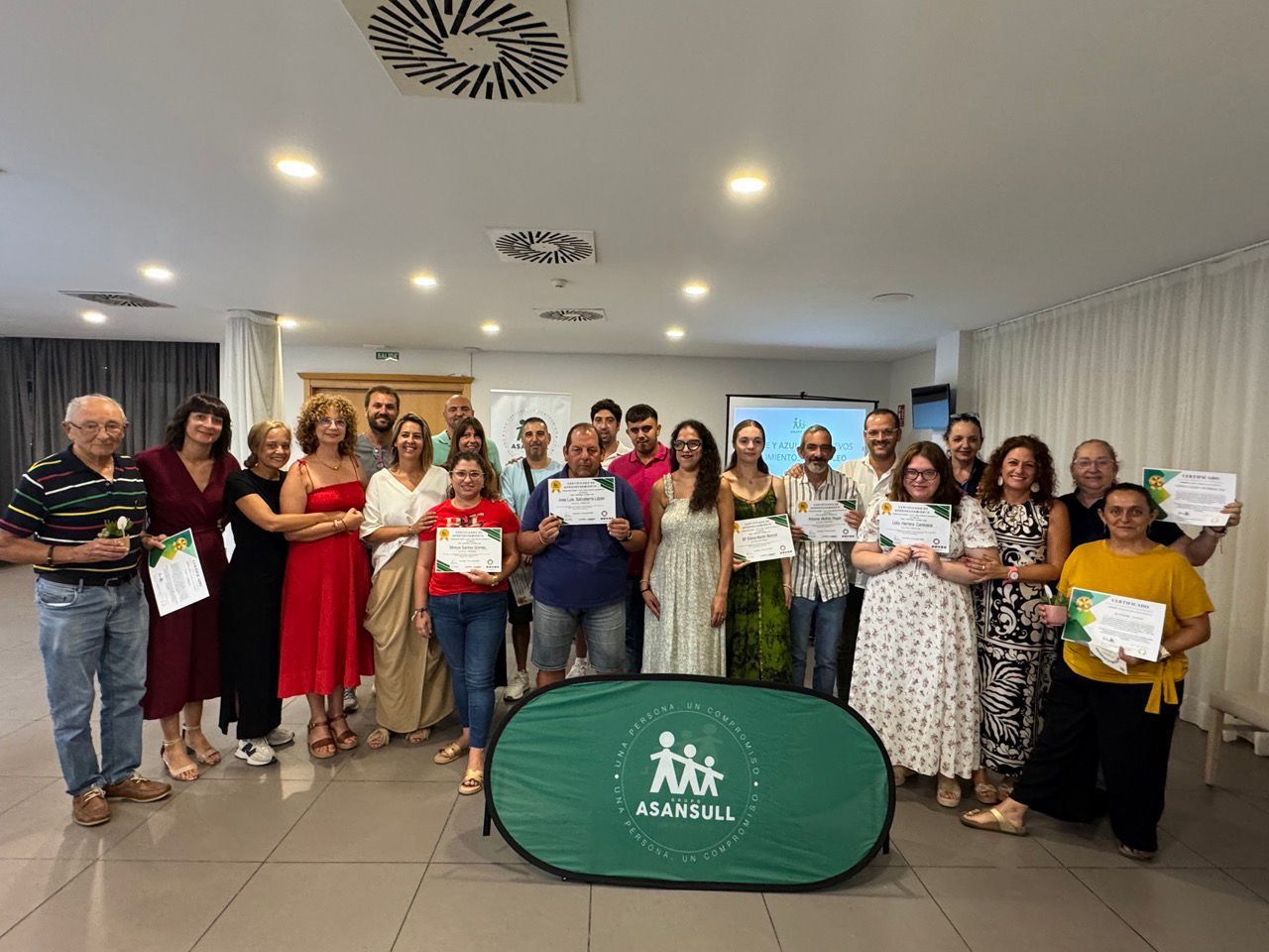Asansull clausura su formación destinada a la inclusión laboral de personas con discapacidad intelectual 