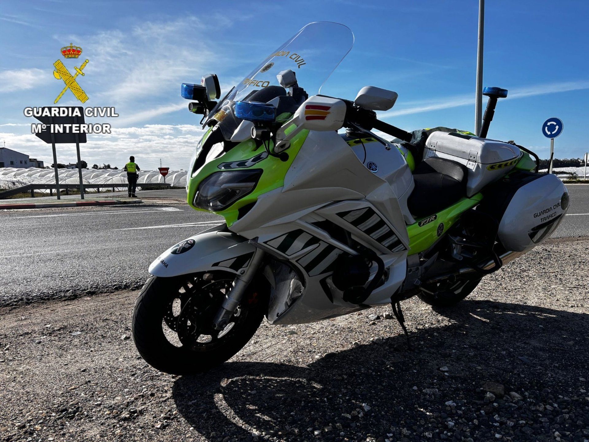 Muere un motorista al chocar con un vehículo en la carretera A-491 en Chipiona