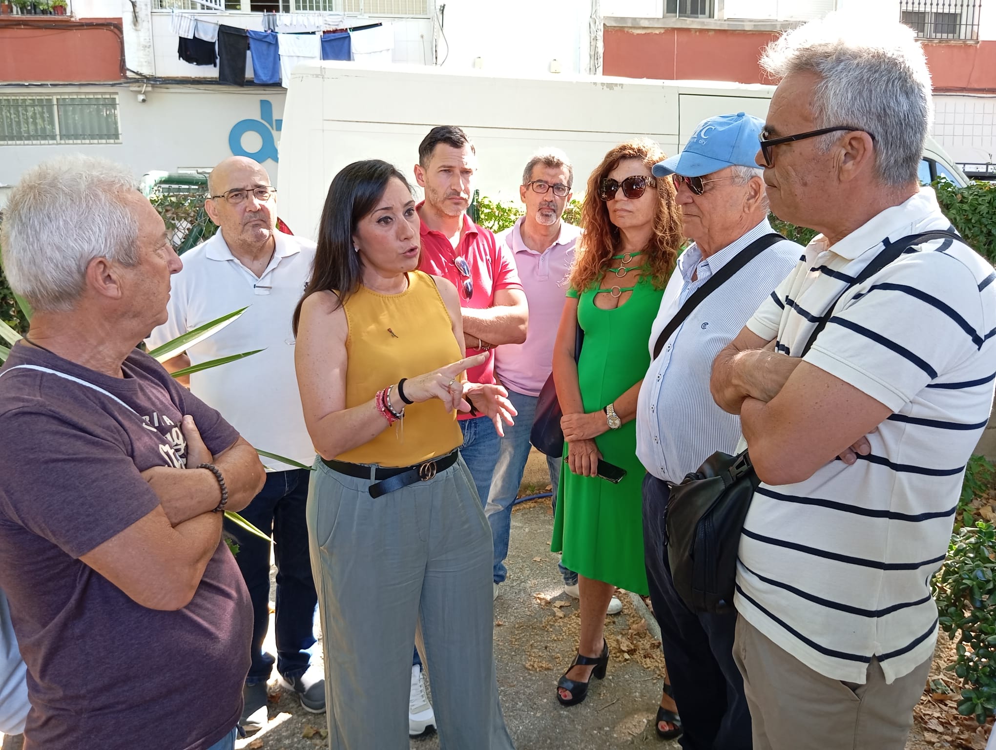 Visita vecinal a Las Colinas.
