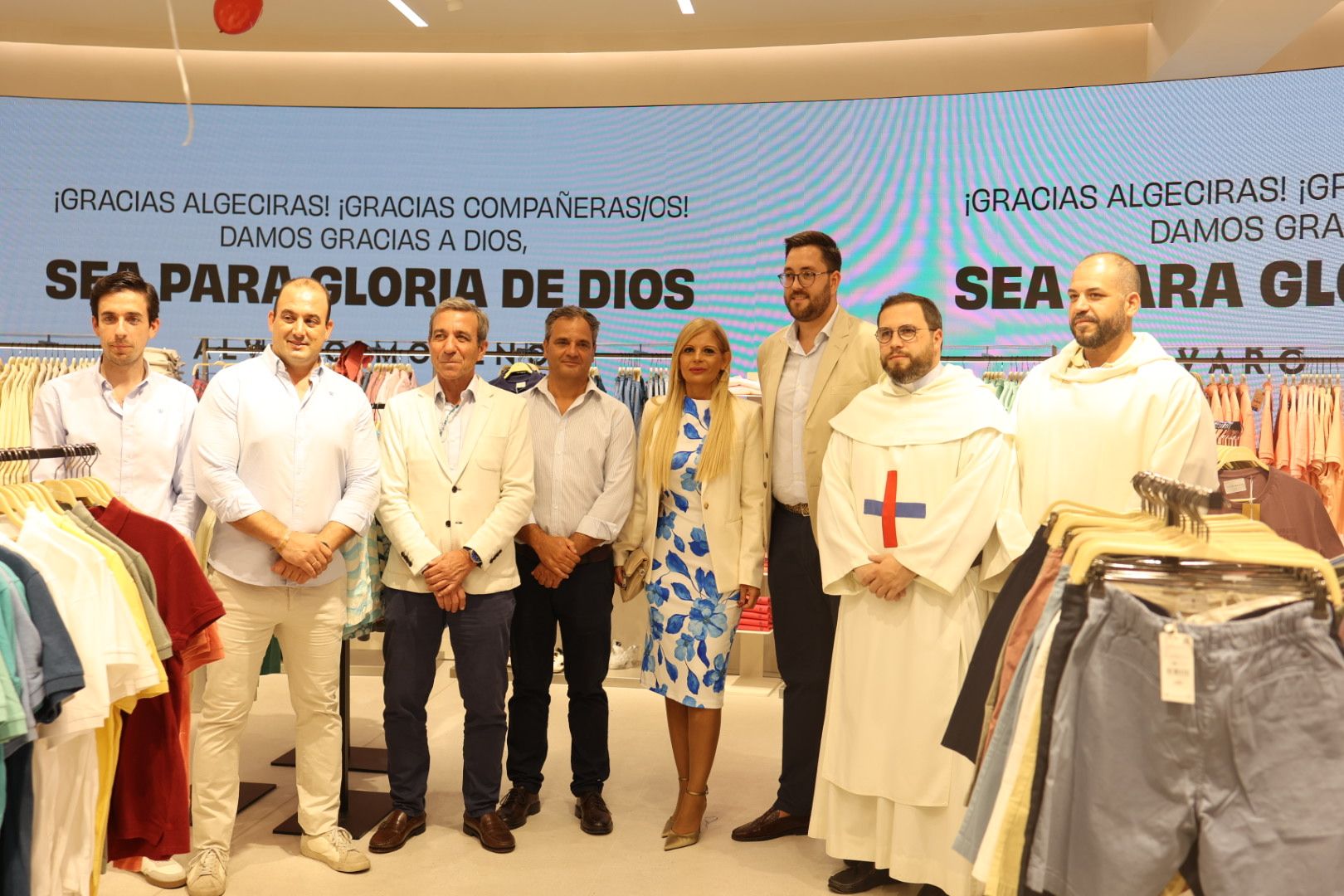 Foto inauguración Álvaro Moreno. 
