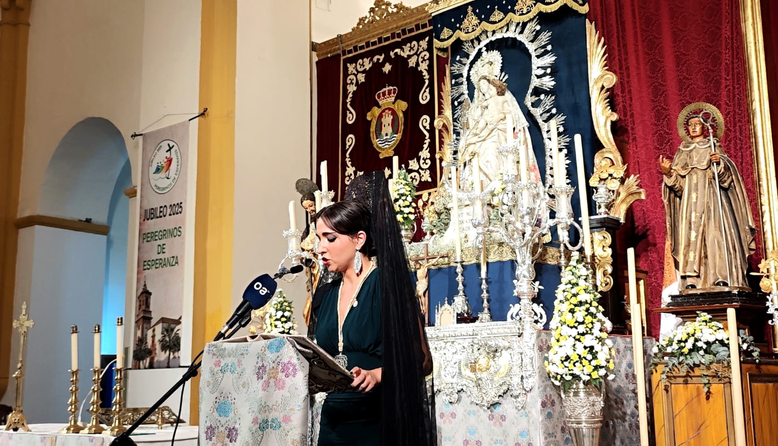 Noelia Pérez Arias pregona las Fiestas Patronales en Honor a la Virgen de la Palma.