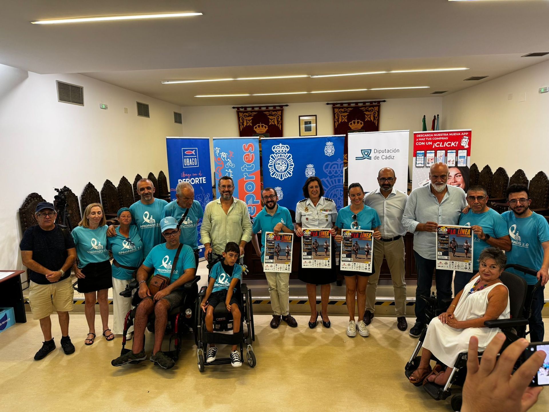 Presentación de la tercera edición de la 'Carrera Solidaria Ruta 091'. 