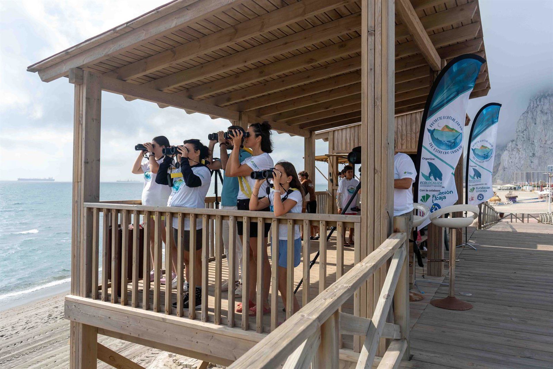 Fundación Unicaja apoya el proyecto de investigación sobre el rorcual común de Ecolocaliza