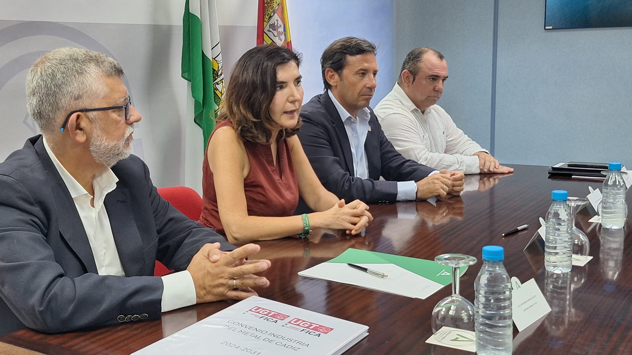 La Junta celebra la firma del nuevo convenio del metal en Cádiz: “El mejor de España”.
