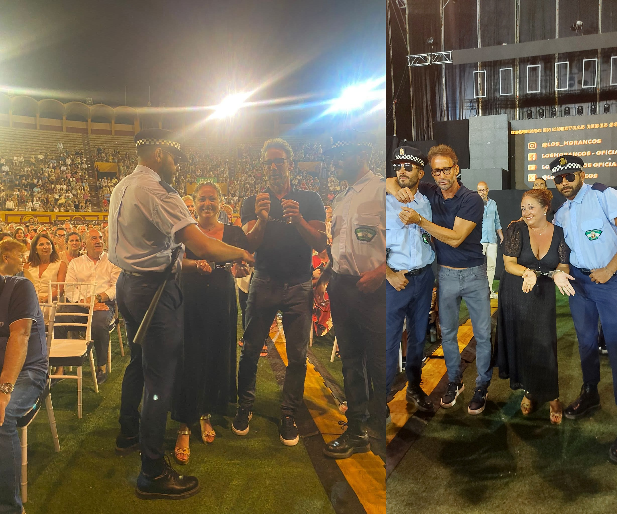 Una algecireña y Escassi protagonizan uno de los mejores momentos en el show de Los Morancos en Algeciras