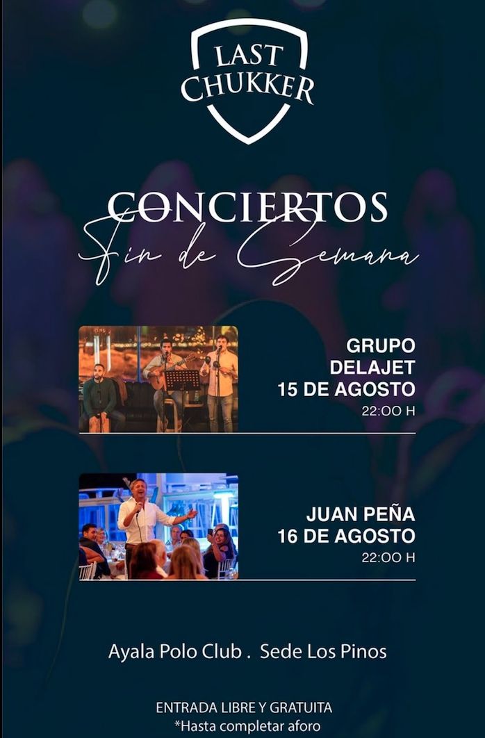 Música en directo y gratuita para animar las noches del Torneo Internacional de Polo