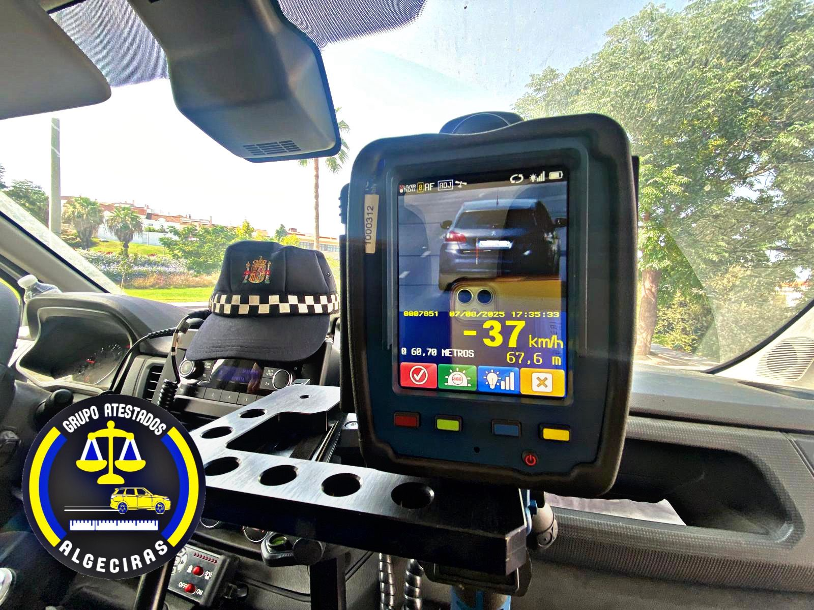 Solo 20 denuncias tras más de 73.000 controles de velocidad en Algeciras