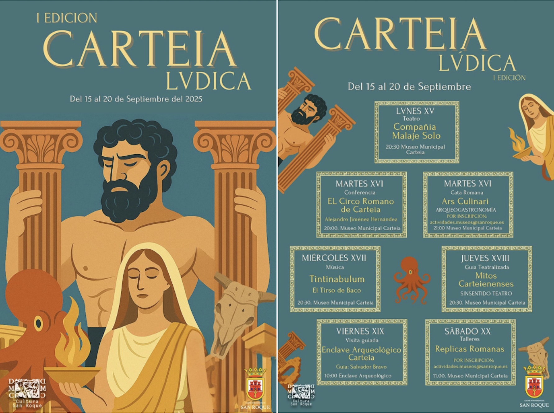 'Carteia Lúdica', el fiestival para conocer el pasado romano de San Roque