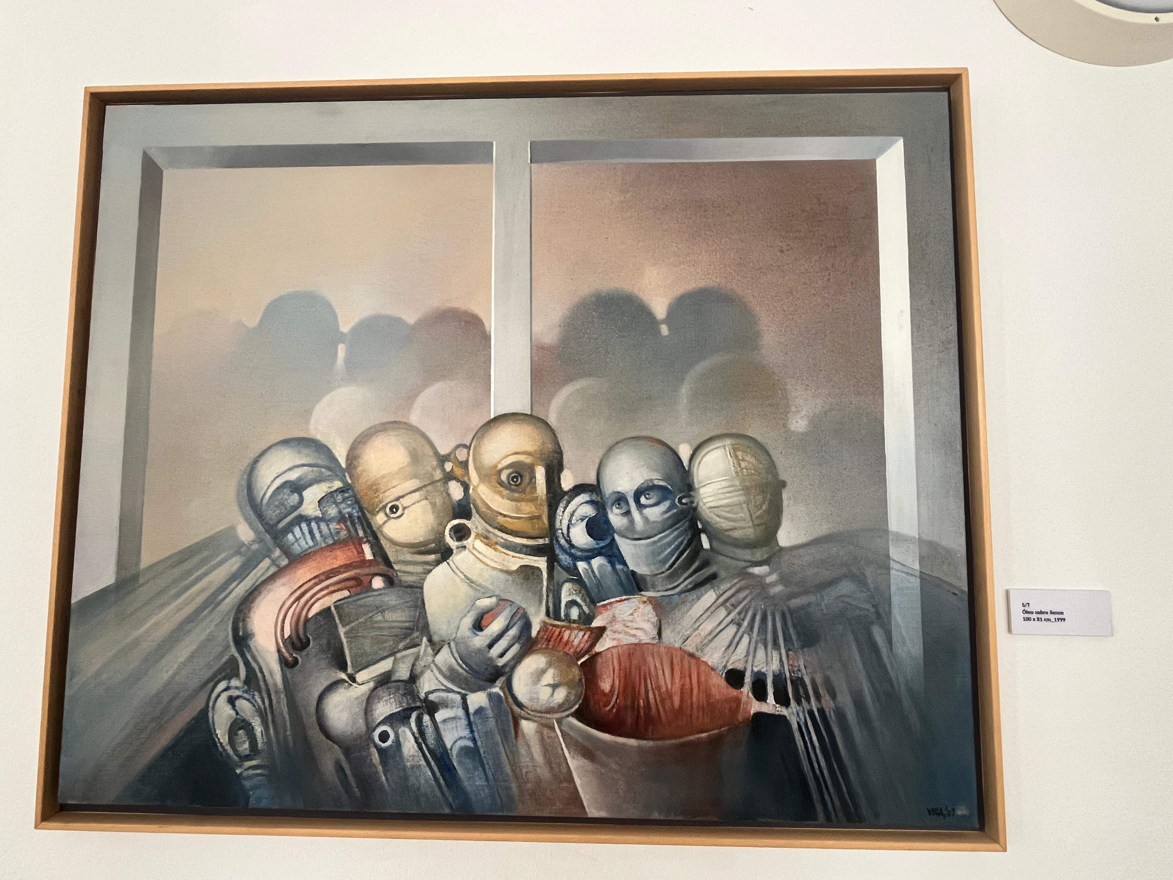 La exposición 'La creación que no cesa' reúne 37 obras del artista algecireño en el Museo Municipal.