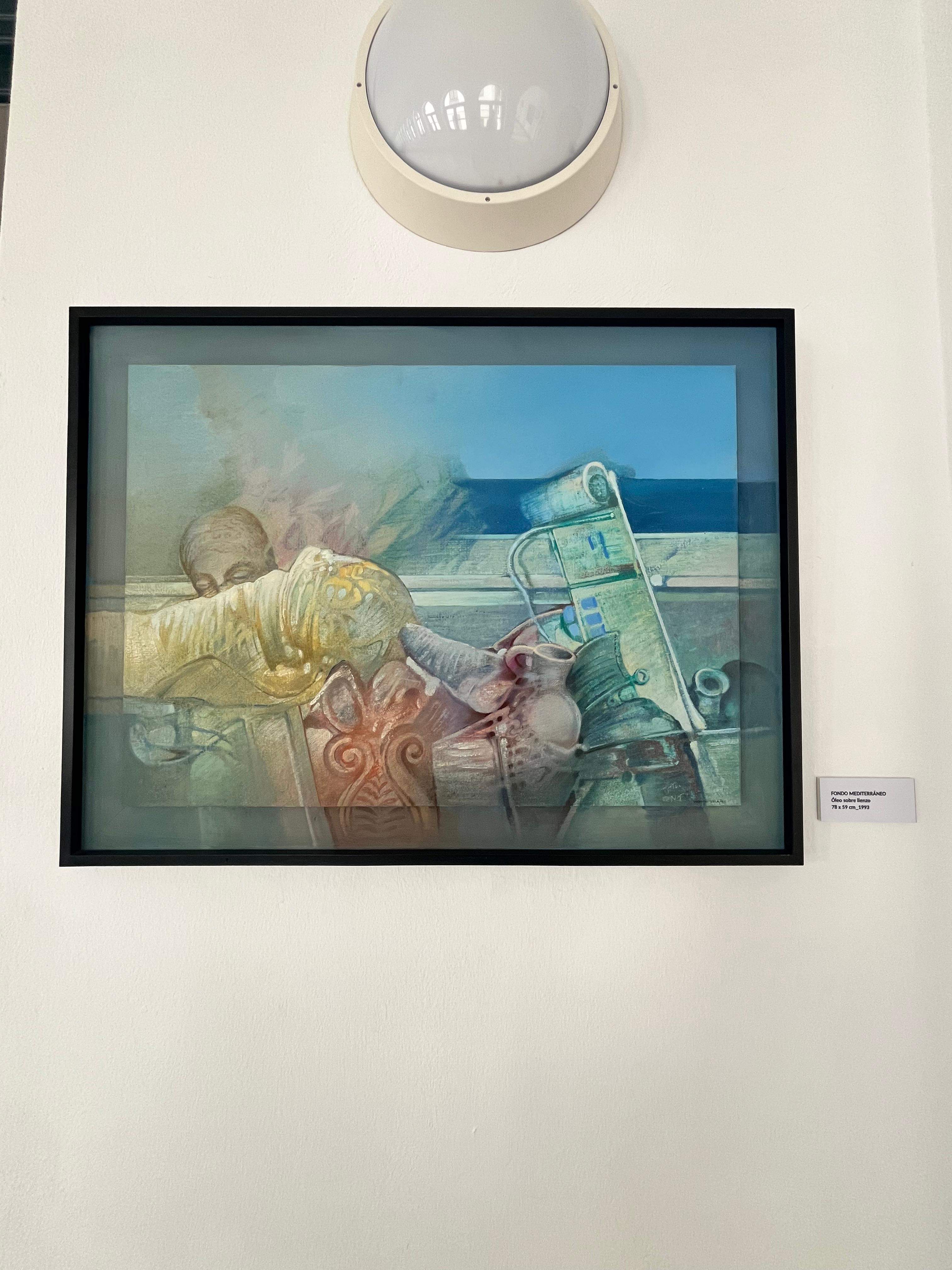 La exposición 'La creación que no cesa' reúne 37 obras del artista algecireño en el Museo Municipal.