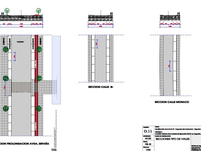 Viales contemplado en la modificación urbanística. Viales contemplado en la modificación urbanística.