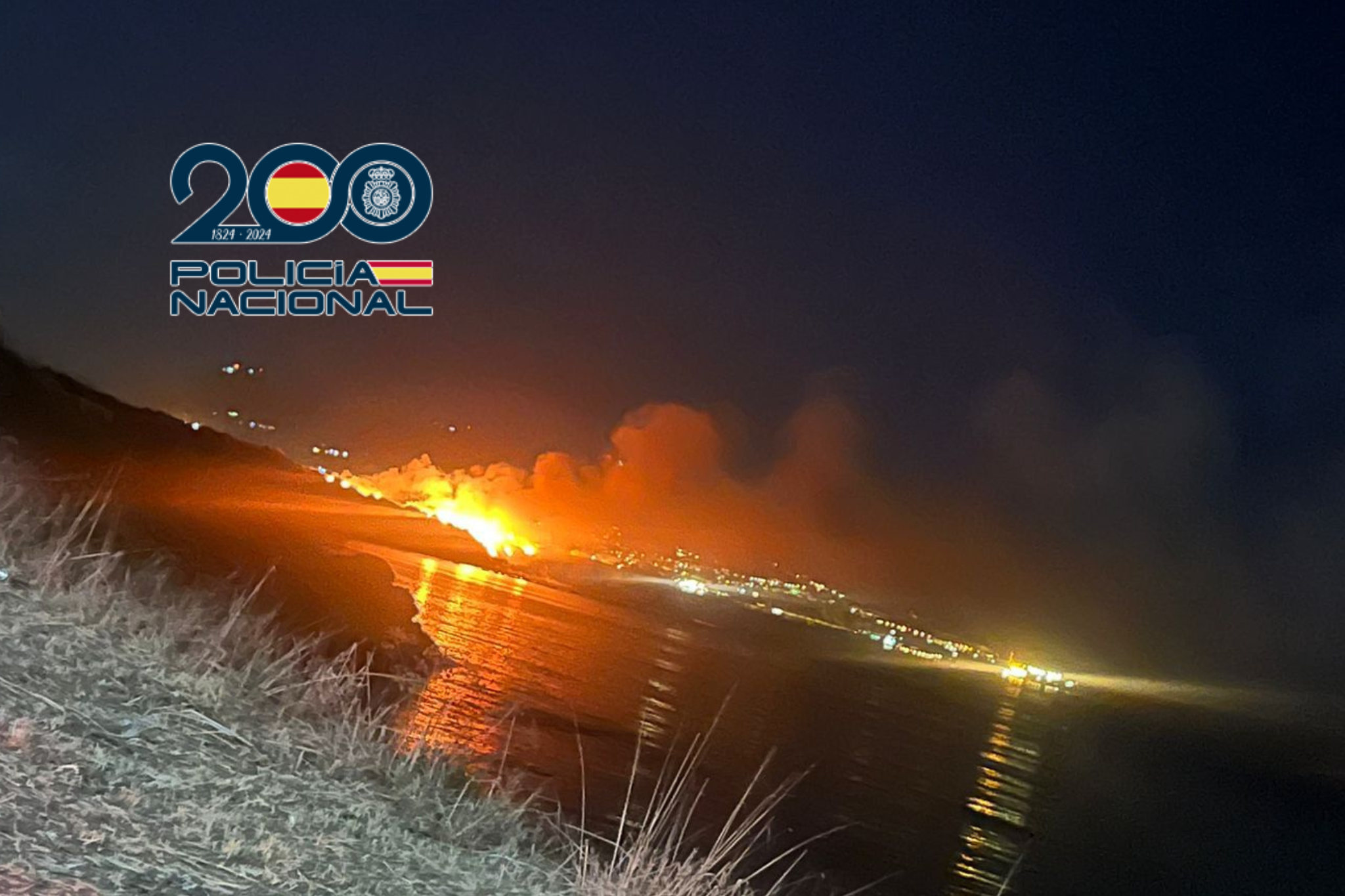 Archivo. Un incendio en el Parque del Centenario de Algeciras.
